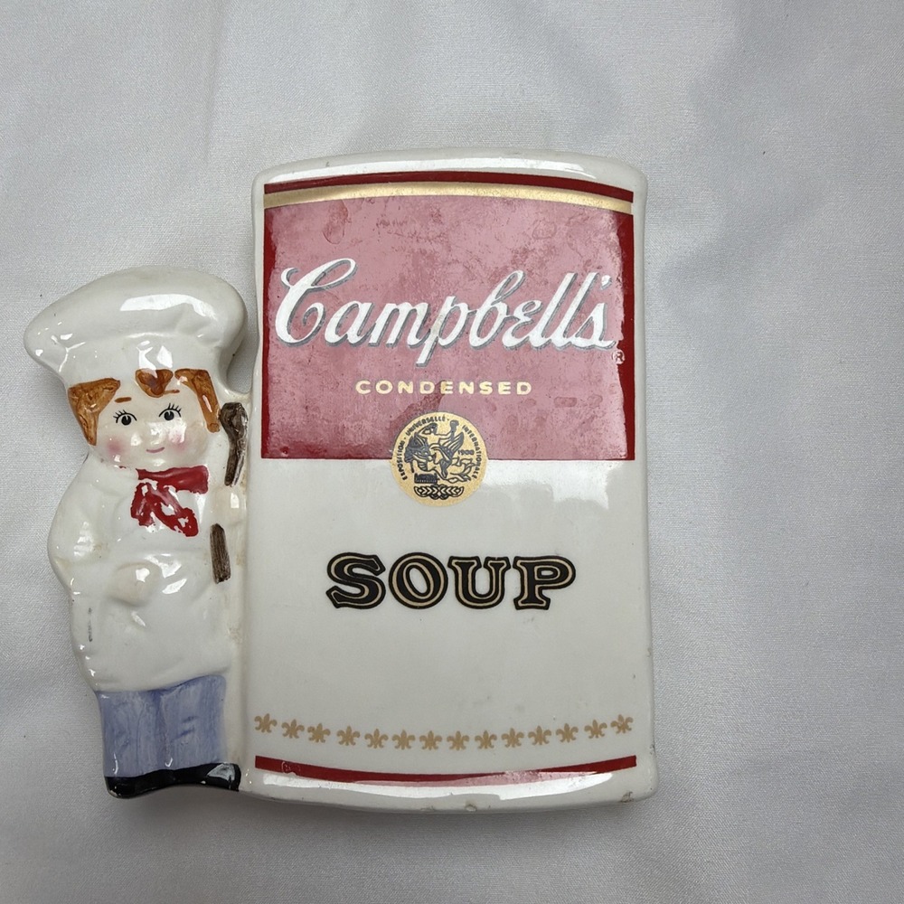 Westwood Vintage Campbells Soup Collector‎ Edition Ceramic Spoon Rest Boy 1997